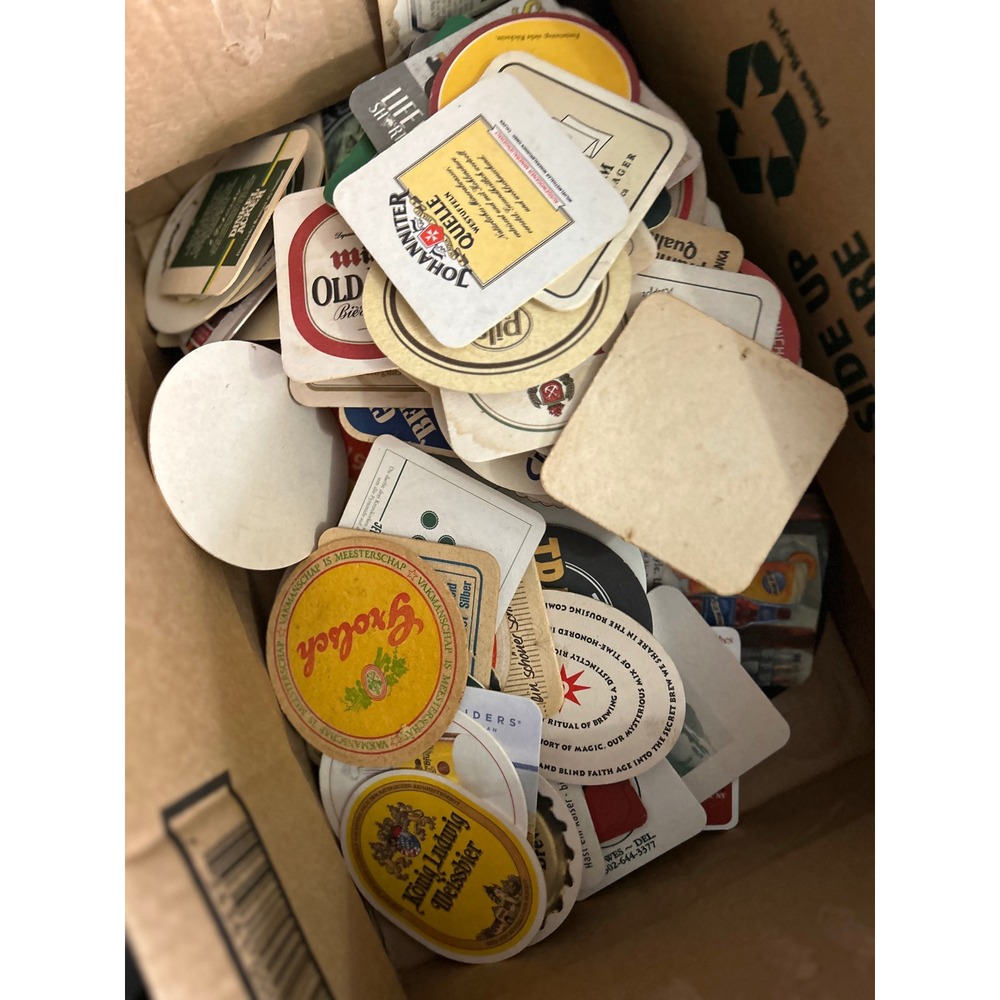 Beer Coaster Bulk Lot Vintage International Brewery Barware Collection Mixed 150